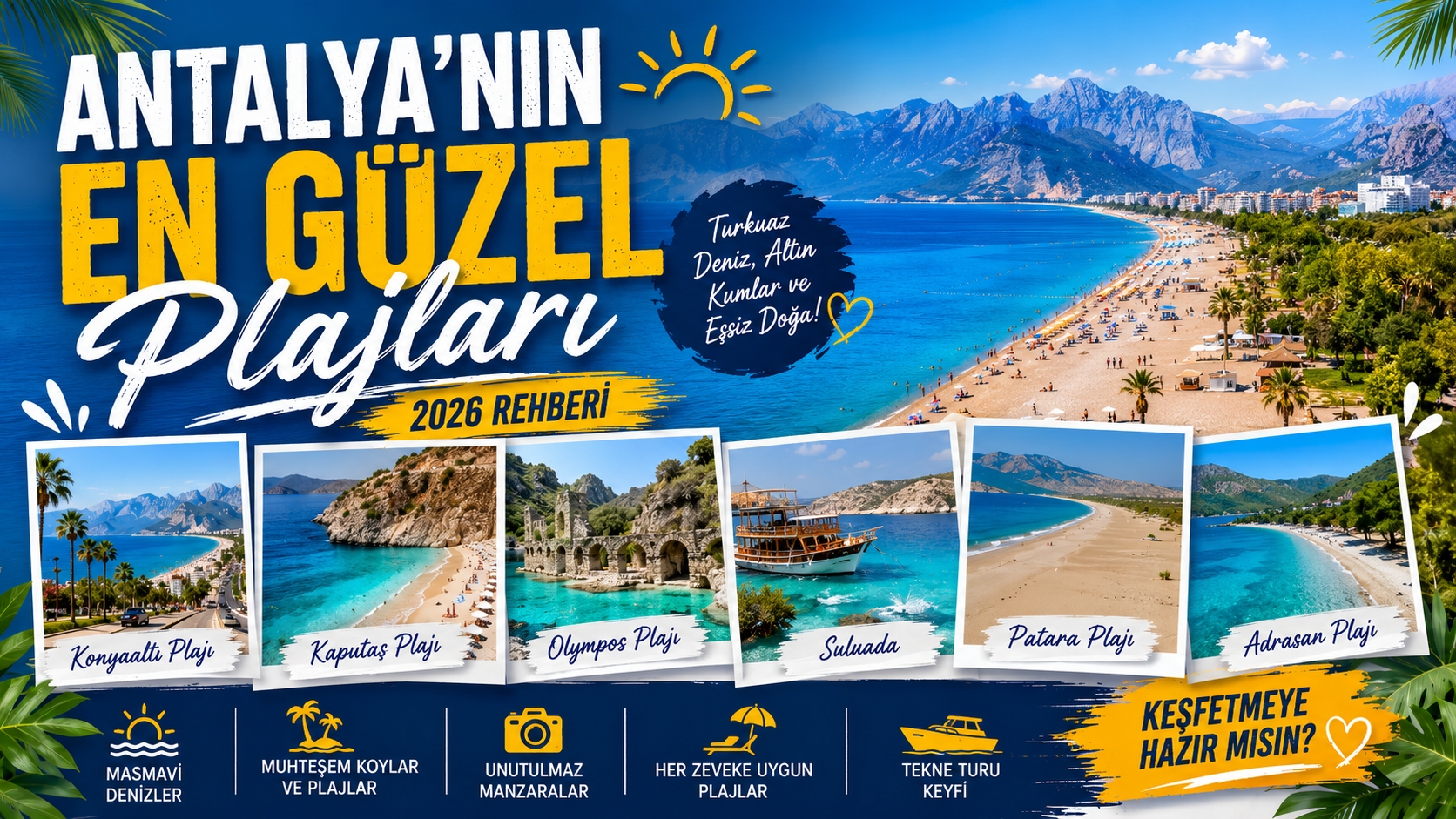 Antalya'nın En Güzel Plajları