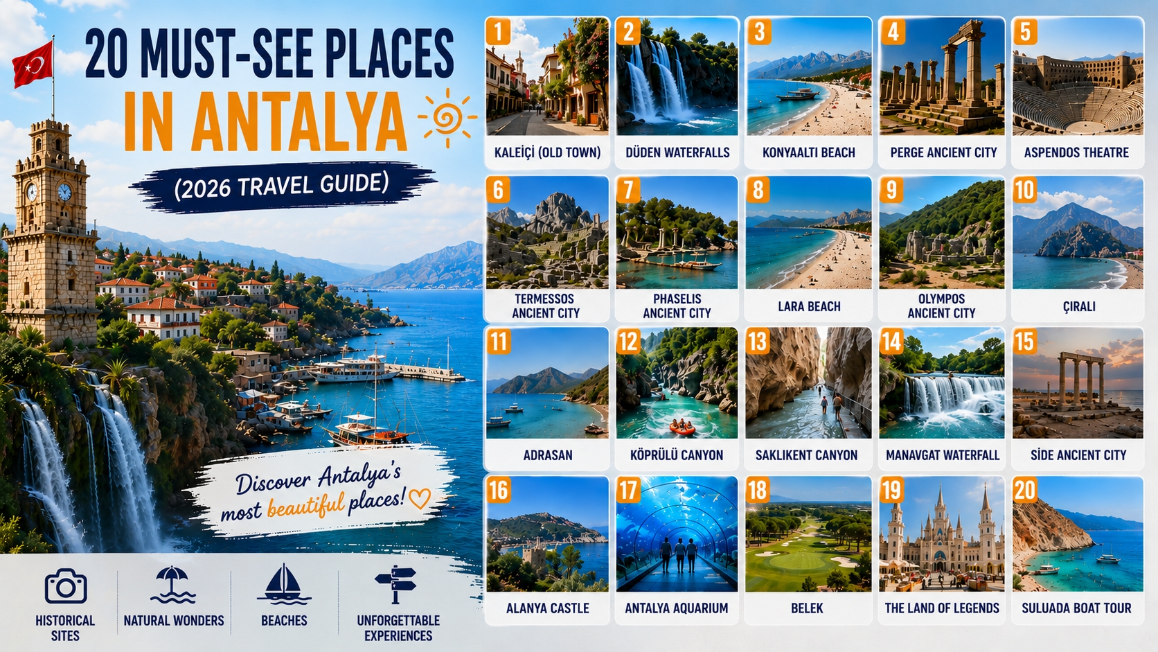 20 Must-See Places in Antalya