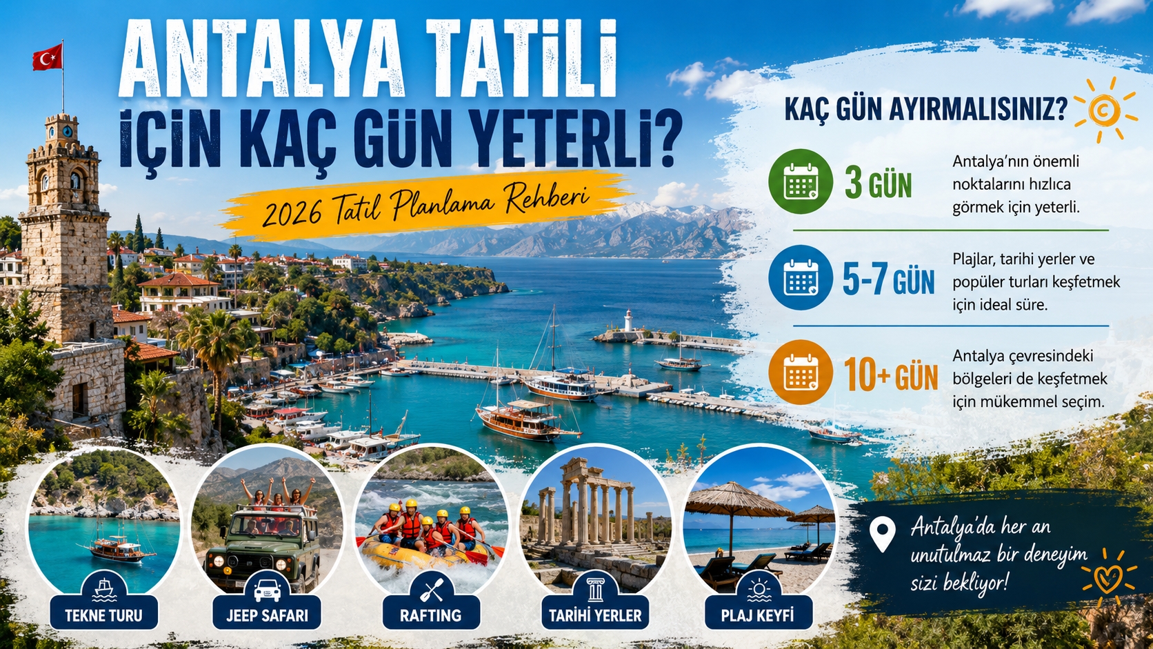 Antalya Tatili İçin Kaç Gün Yeterli?