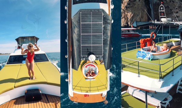 Private Yachttour mit Whirlpool