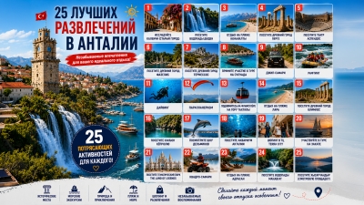 25 лучших развлечений и занятий в Анталии
