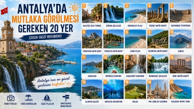 Antalya'da Mutlaka Görülmesi Gereken 20 Yer