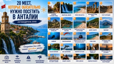 20 мест в Анталье, которые обязательно стоит посетить