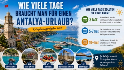 Wie viele Tage braucht man für einen Urlaub in Antalya?